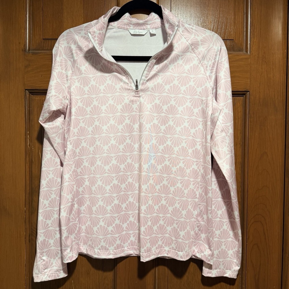Lady Hagen Pullover Womens Small Pink 1/4 Zip UPF 50+ Golf Shirt